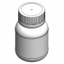 BOK-125 Round Intact Screw Bottle