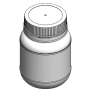 BOK-250 Round Intact Screw Bottle