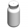 JR-150  Small Mouth Round Screw Bottle