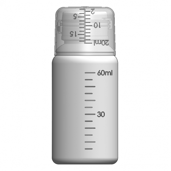 AOC-60J Cough Syrup Bottle