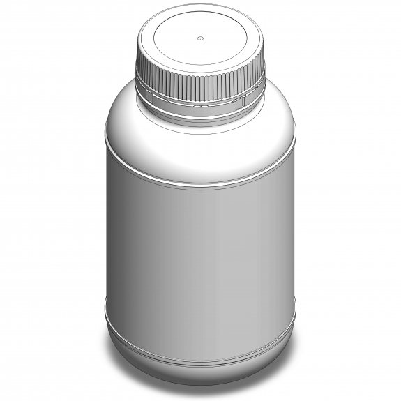 BOK-1000R Round Intact Screw Bottle-1