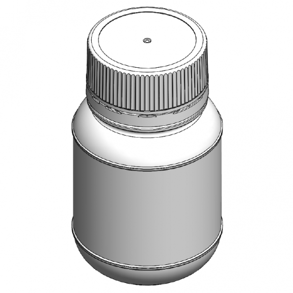 BOK-126R Round Intact Screw Bottle-1