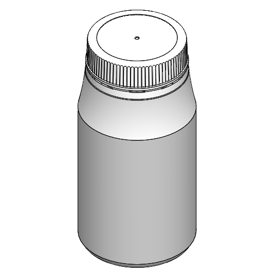 BOK-350 Round Intact Screw Bottle-1