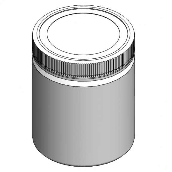 TAK-1300 Wide Mouth Straight Screw Bottle-1