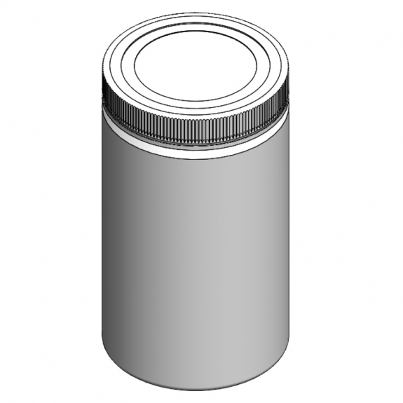 TAK-2550 Wide Mouth Straight Screw Bottle-1