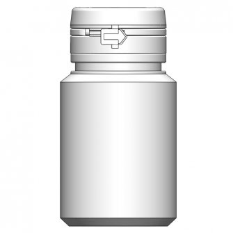 AOK-50 Round Intact Flip Bottle