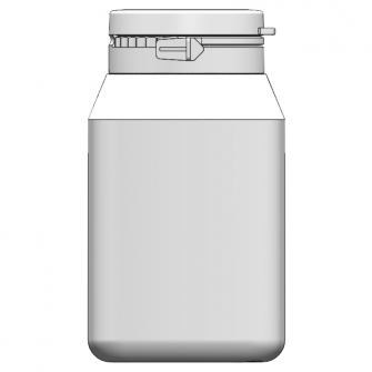 BIO-150 Square Intact Flip Bottle